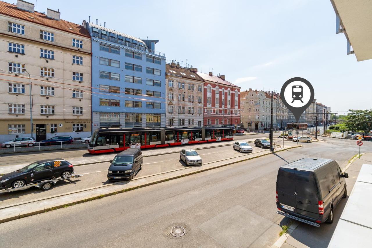 Studio Brand New Apartment #28 In New Building With Free Parking In City Center Praha Bagian luar foto