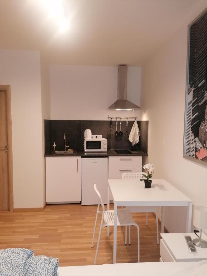 Studio Brand New Apartment #28 In New Building With Free Parking In City Center Praha Bagian luar foto